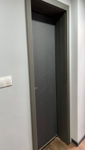 Комбинирана врата за баня VDA 100 Антрацит