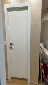 Комбинирана врата за баня VDA 100 Бяла
