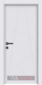 VIA 127 Бяла гладка PVC