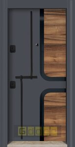 D 01 Антрацит натурел орех с пасивна дръжка