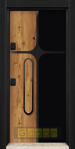 D 02 Сарухан черен с пасивна дръжка