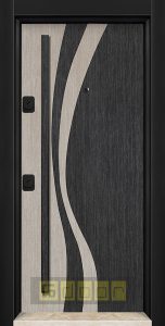 D 07 Антрацит бял с пасивна дръжка